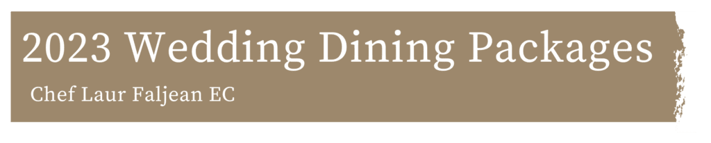 2023 Wedding Dining Packages